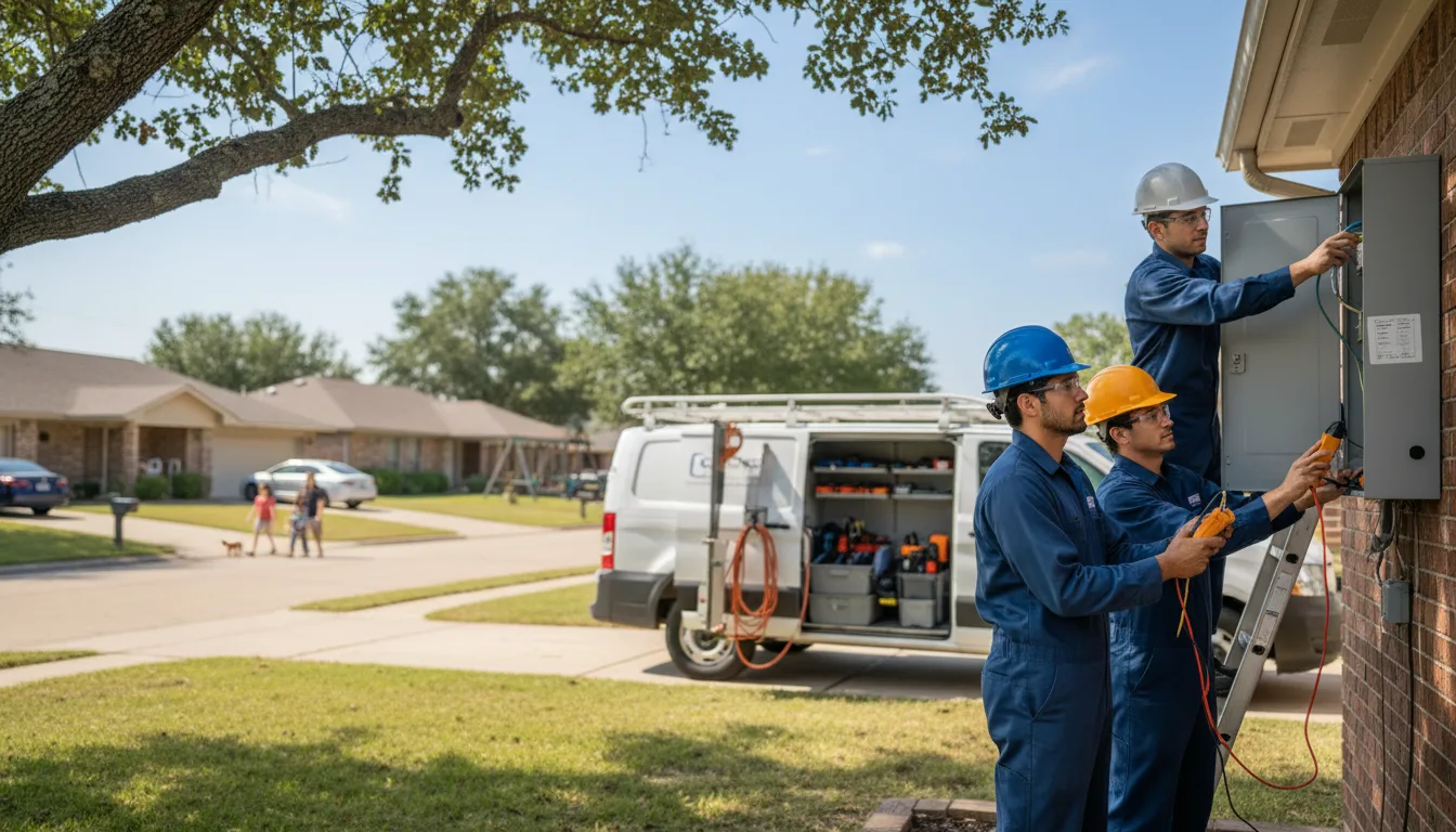 Certified electrician providing emergency electrical services in Geneva, IN